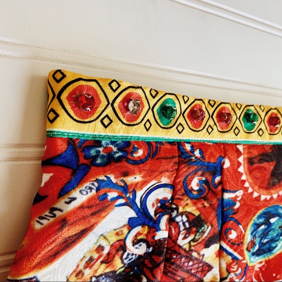 SOLD L’ATISTE Embellished Saint Designer Skirt - Picture 7 of 8